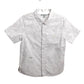 Grey Cotton Camo Print S/S Shirt, Size 4
