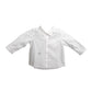 NWT White Cotton L/S Shirt, Size 6 Months