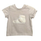 Tan Sneaker Print T-Shirt, Size 6 Months