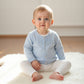 NWT Blue Cotton Cardigan, Size 9 Months