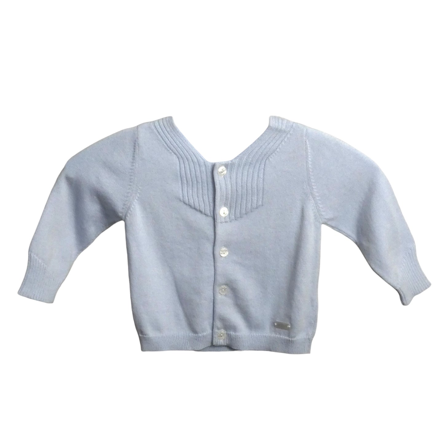 NWT Blue Cotton Cardigan, Size 9 Months