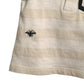 Taupe Striped Cotton Polo, Size 3 Months