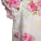 Floral Print Cotton Ruffled Dress, Size 18 Months
