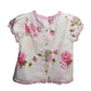 Floral Print Cotton Ruffled Dress, Size 18 Months