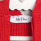 Red Wool Blend Hoodie Cardigan, Size 6 Months