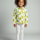 Fruit Print Cotton Jacket, Size 4