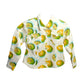 Fruit Print Cotton Jacket, Size 4