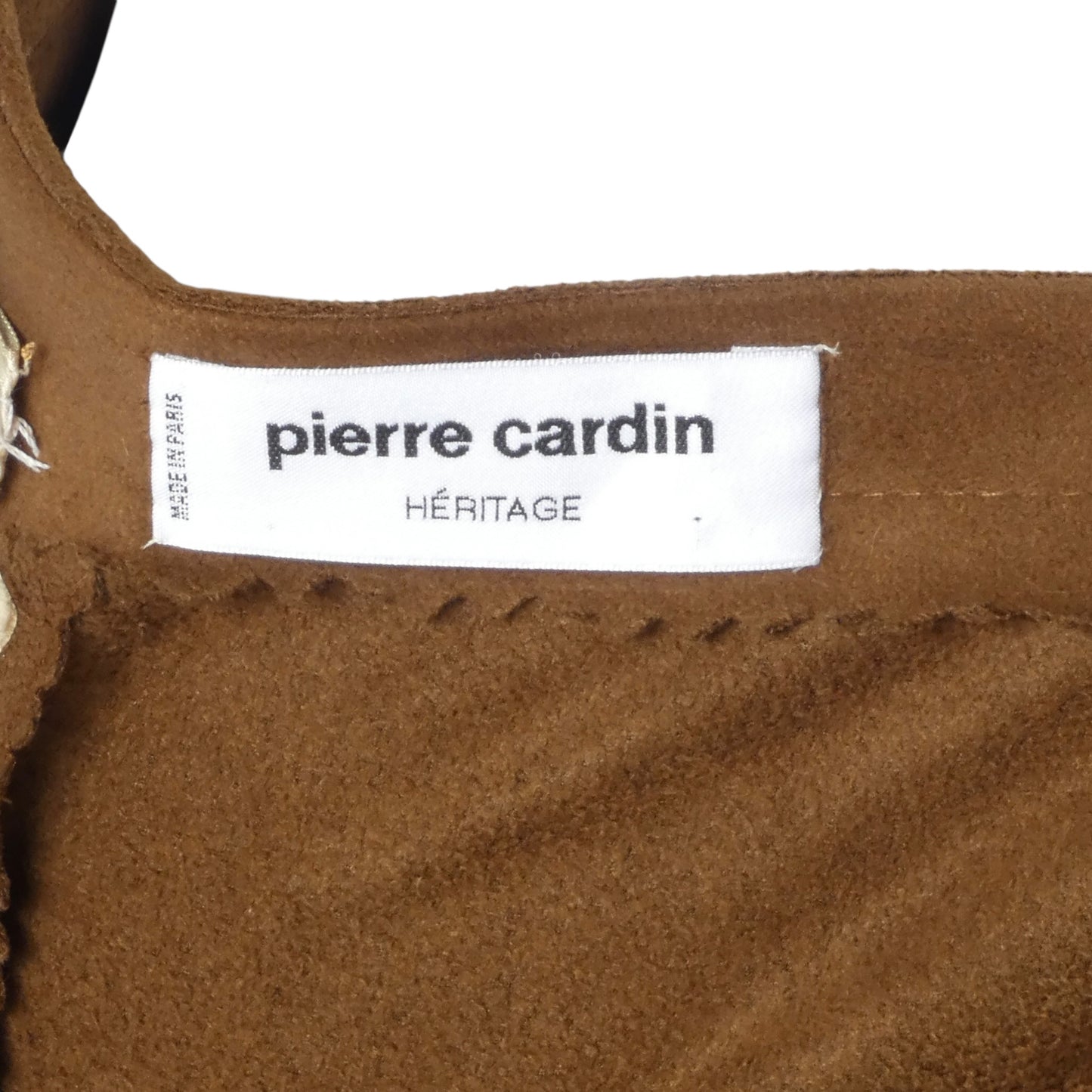 1977 Brown Sueded Wrap Dress, Size 6
