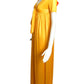 1990s Yellow Knit Wrap Front Jumpsuit, Size 4