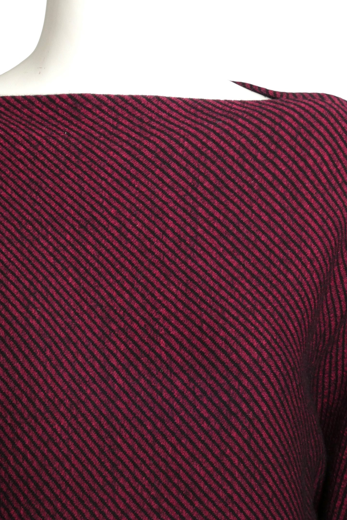 1980s Wool Stripe Dress, Size 4