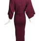 1980s Wool Stripe Dress, Size 4