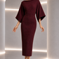 PIERRE CARDIN - 1980s Wool Stripe Dress, Size 4