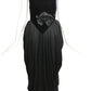 2000 Black Velvet & Charmeuse Dress, SIze 4
