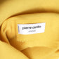 1980 Yellow Pleated Rayon Halter Dress, Size 6