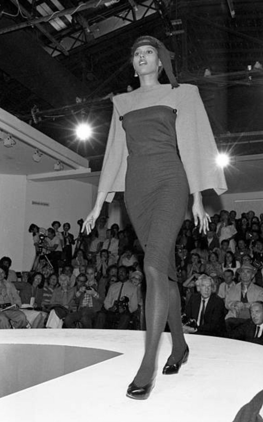 1979 Wool Knit Mini Dress, Size 2