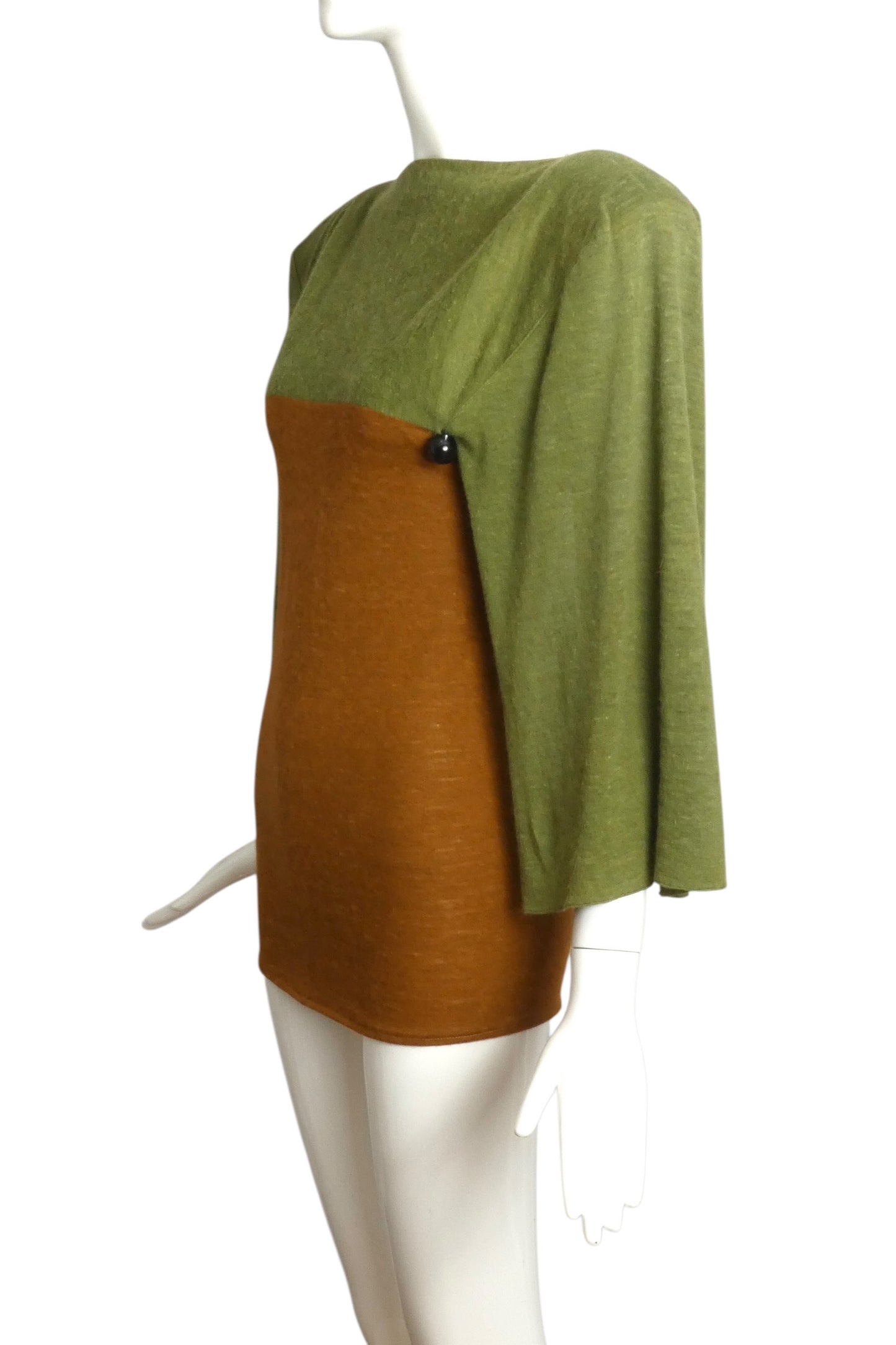 1979 Wool Knit Mini Dress, Size 2