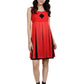 2003 Red Satin Carwash Dress, Size 4