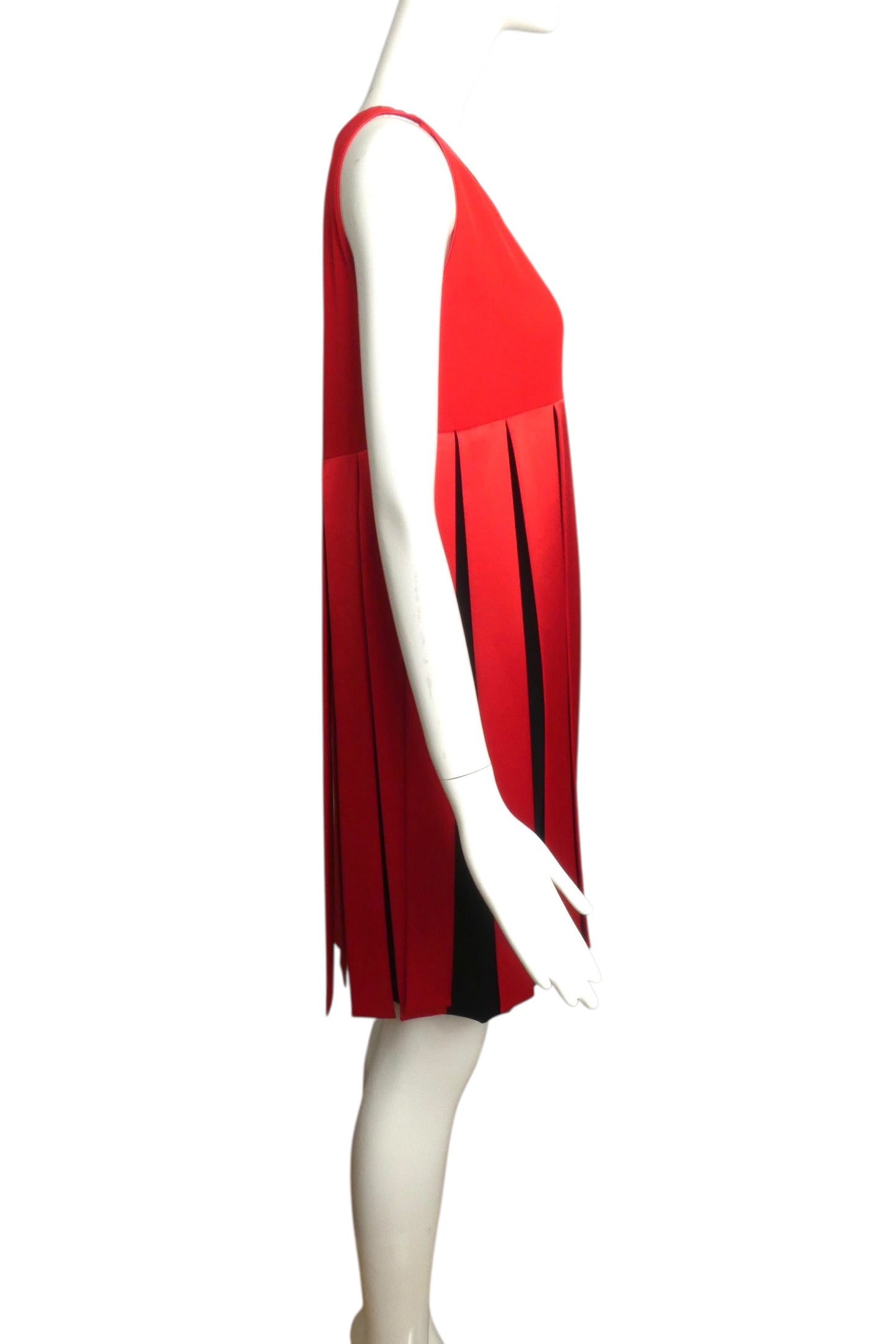 2003 Red Satin Carwash Dress, Size 4