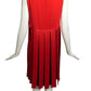 2003 Red Satin Carwash Dress, Size 4