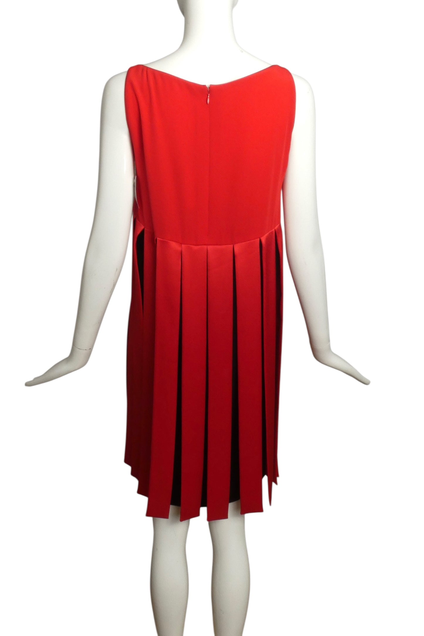 2003 Red Satin Carwash Dress, Size 4