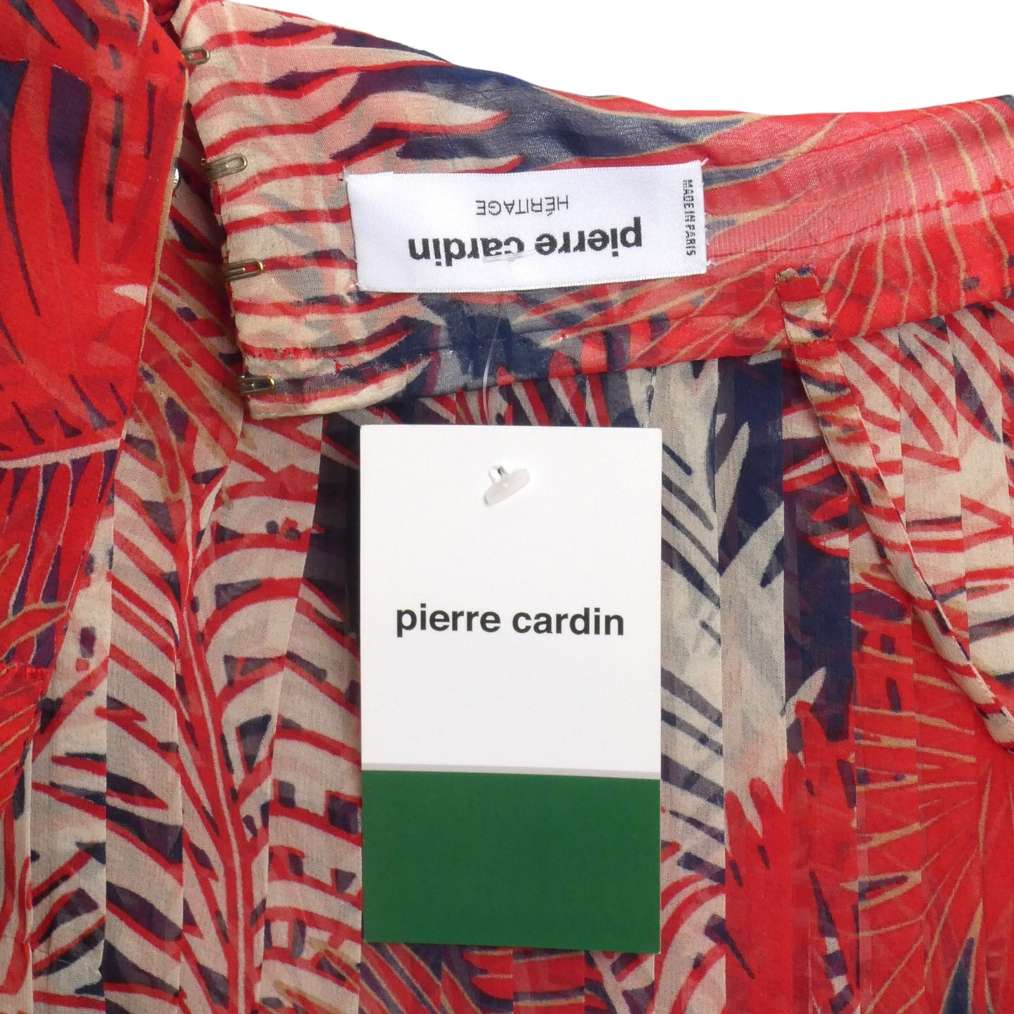 1990s Printed Silk Chiffon Evening Dress, Size 2