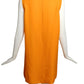 2002 Orange Cutout Trapeze Dress, Size 4
