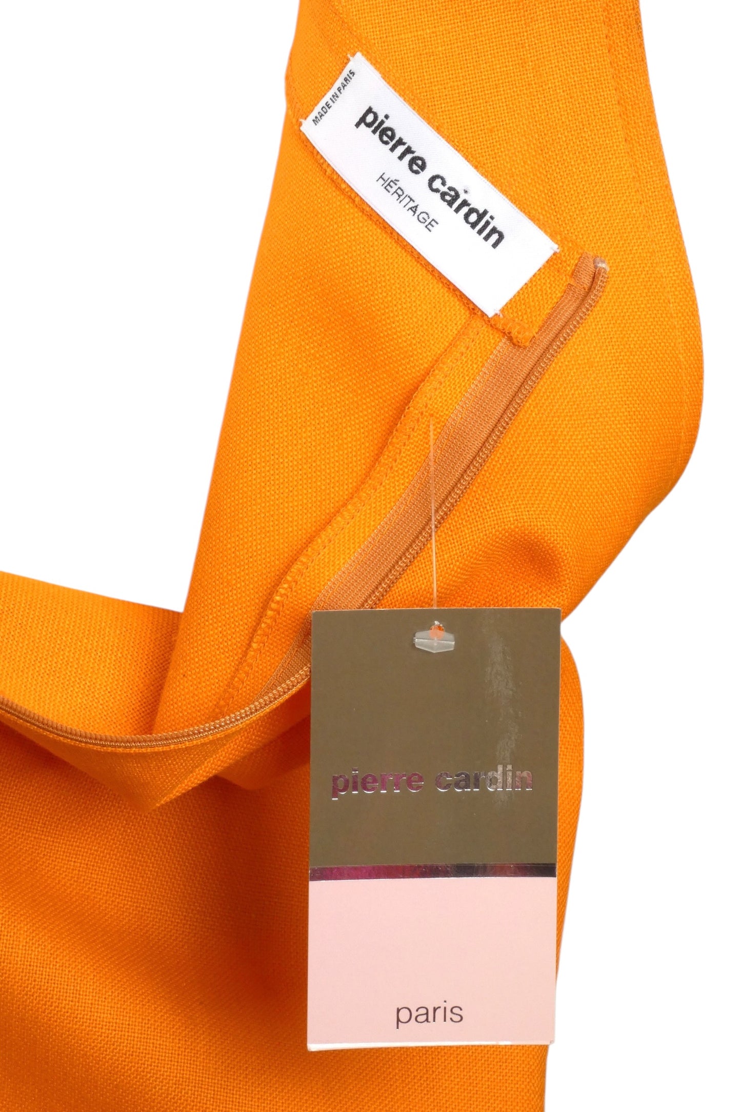 2002 Orange Cutout Trapeze Dress, Size 4