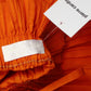 2009 Orange Plisse Pleated Hoop Dress, Size 6