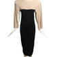 PIERRE CARDIN (HAUTE COUTURE) - 1979 Wool Knit Sheath Dress, Size 4