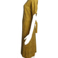 1970s Yellow Wool Knit Dress, Size 8