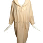 1993 Ivory Wool Sac Dress, Size 10