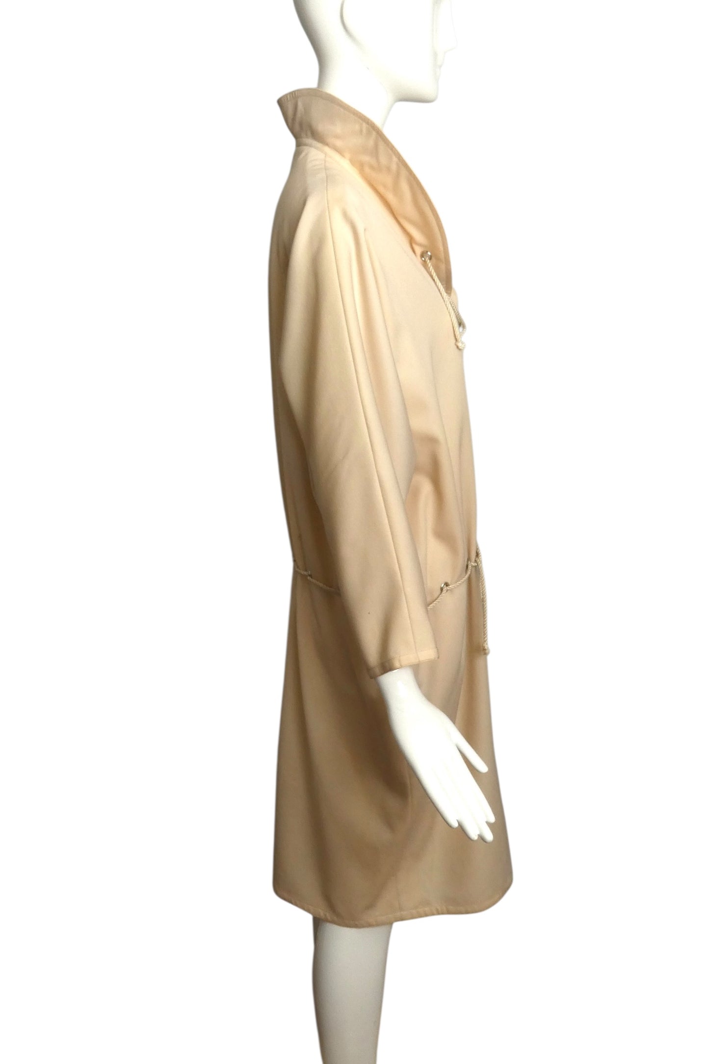 1993 Ivory Wool Sac Dress, Size 10