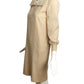 1979 AS IS Ivory Windowpane Wool Dress, Size 6