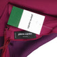 1998 Raspberry One Shoulder Crepe Gown, Size 2