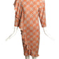 1984 Multi Color Wool Knit Dress, Size 4