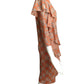 1984 Multi Color Wool Knit Dress, Size 4