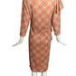 1984 Multi Color Wool Knit Dress, Size 4