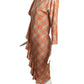 1984 Multi Color Wool Knit Dress, Size 4