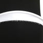 2012 Black & White Jersey Knit Hoop Gown, Size 4