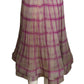 1980s Silk Organza Pleat Skirt, Size 6