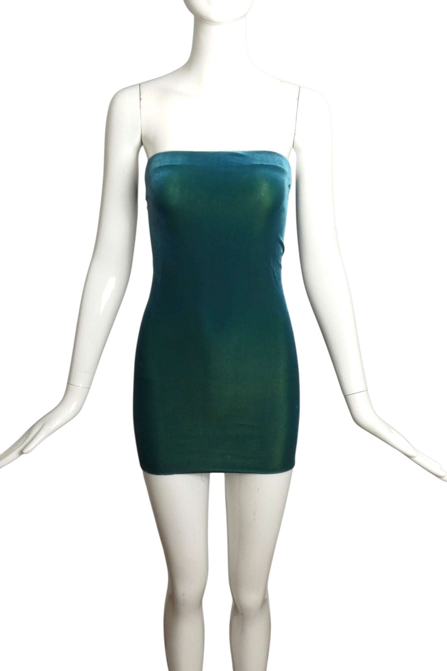 2011 Teal Pannier Skirt & Dress, Size 2