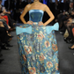 2011 Teal Pannier Skirt & Dress, Size 2