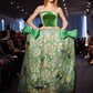 2011 Green Pannier Skirt & Dress, Size 2
