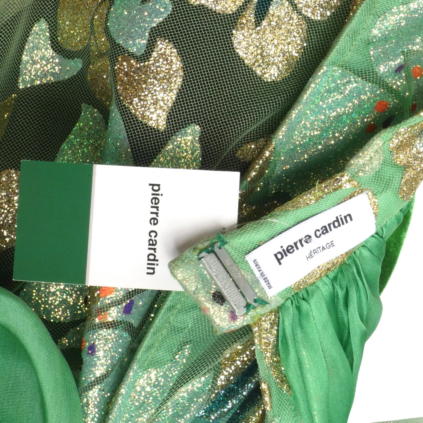 2011 Green Pannier Skirt & Dress, Size 2