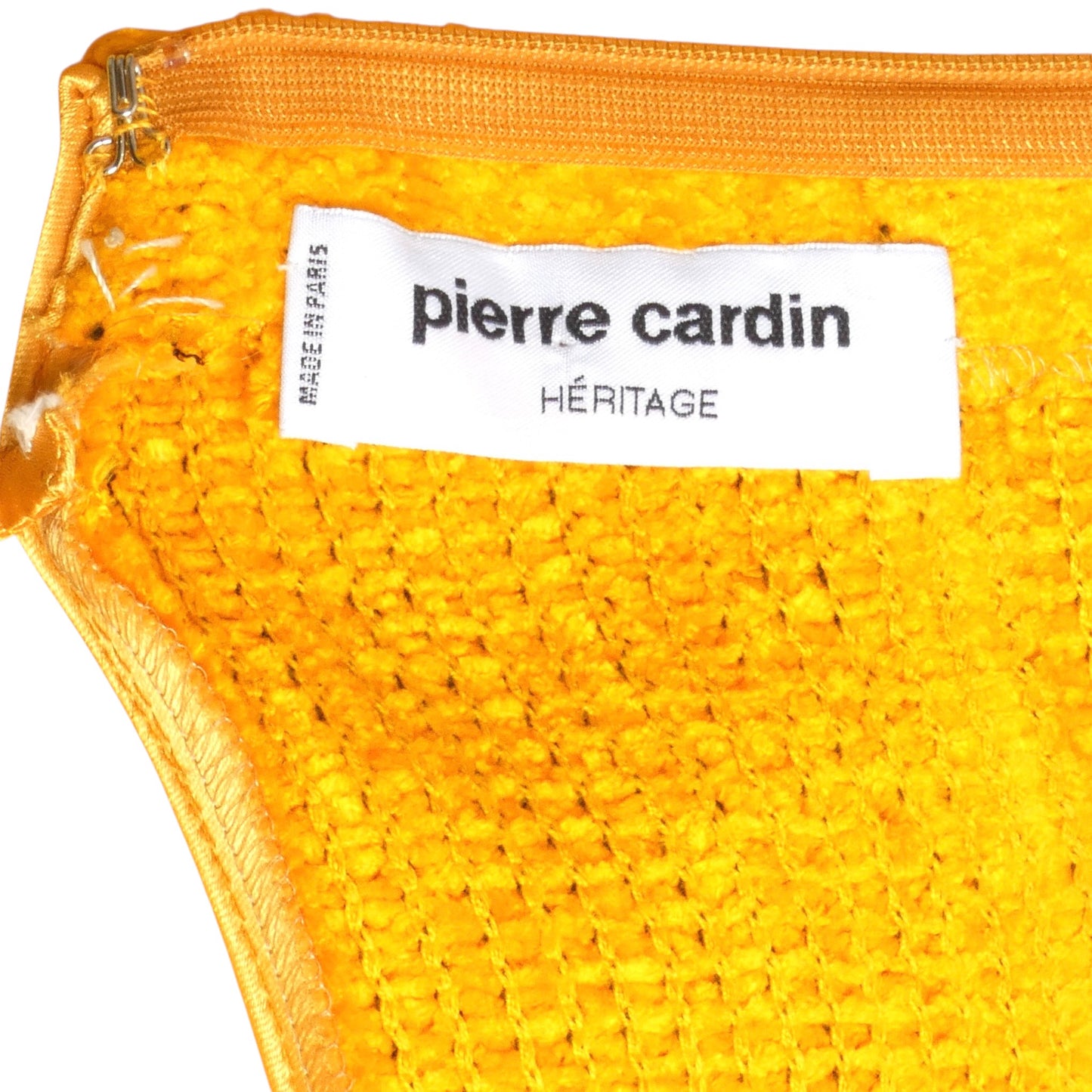 2013 Yellow Chenille & Organza Mini Dress, Size 2