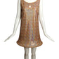 2009 Multi Color Printed Knit Hoop Dress, Size 8