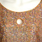 2009 Multi Color Printed Knit Hoop Dress, Size 8