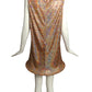 2009 Multi Color Printed Knit Hoop Dress, Size 8