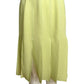 2000 Lime Wool Carwash Skirt Suit, Size 8