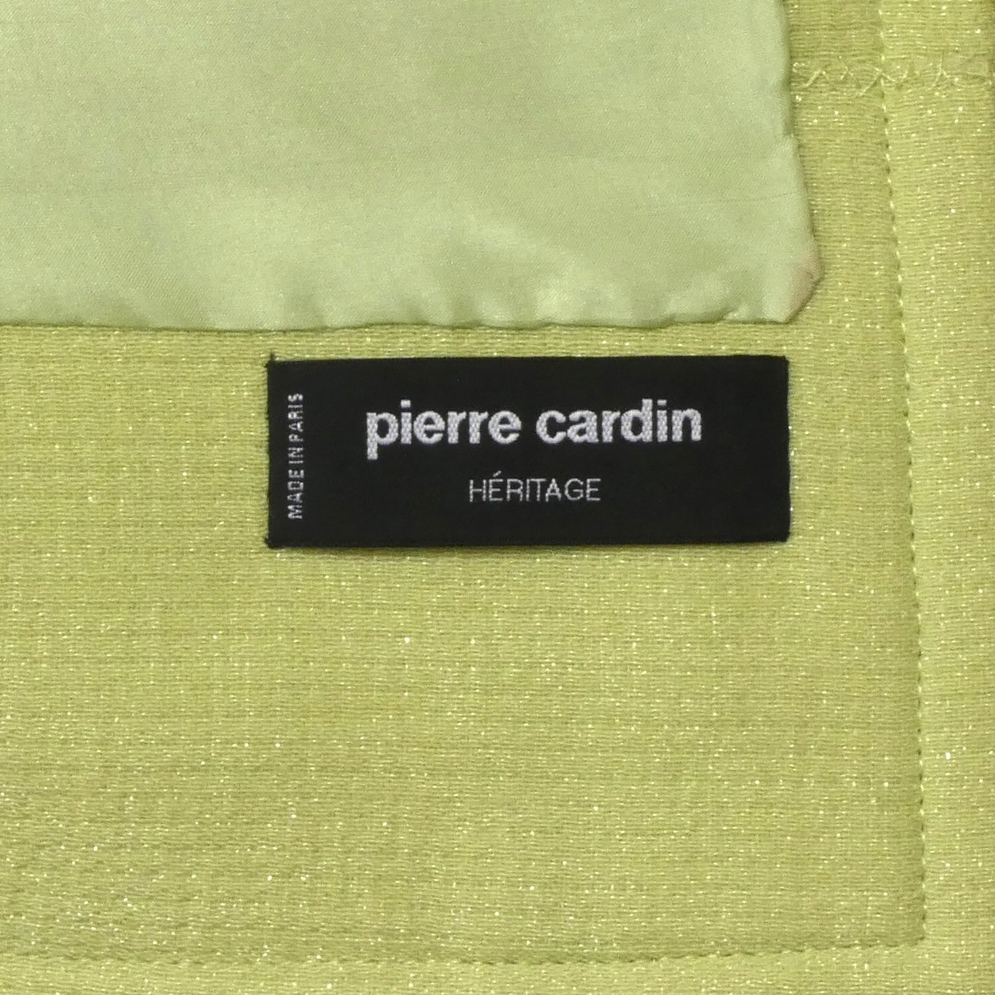 2000 Lime Wool Carwash Skirt Suit, Size 8